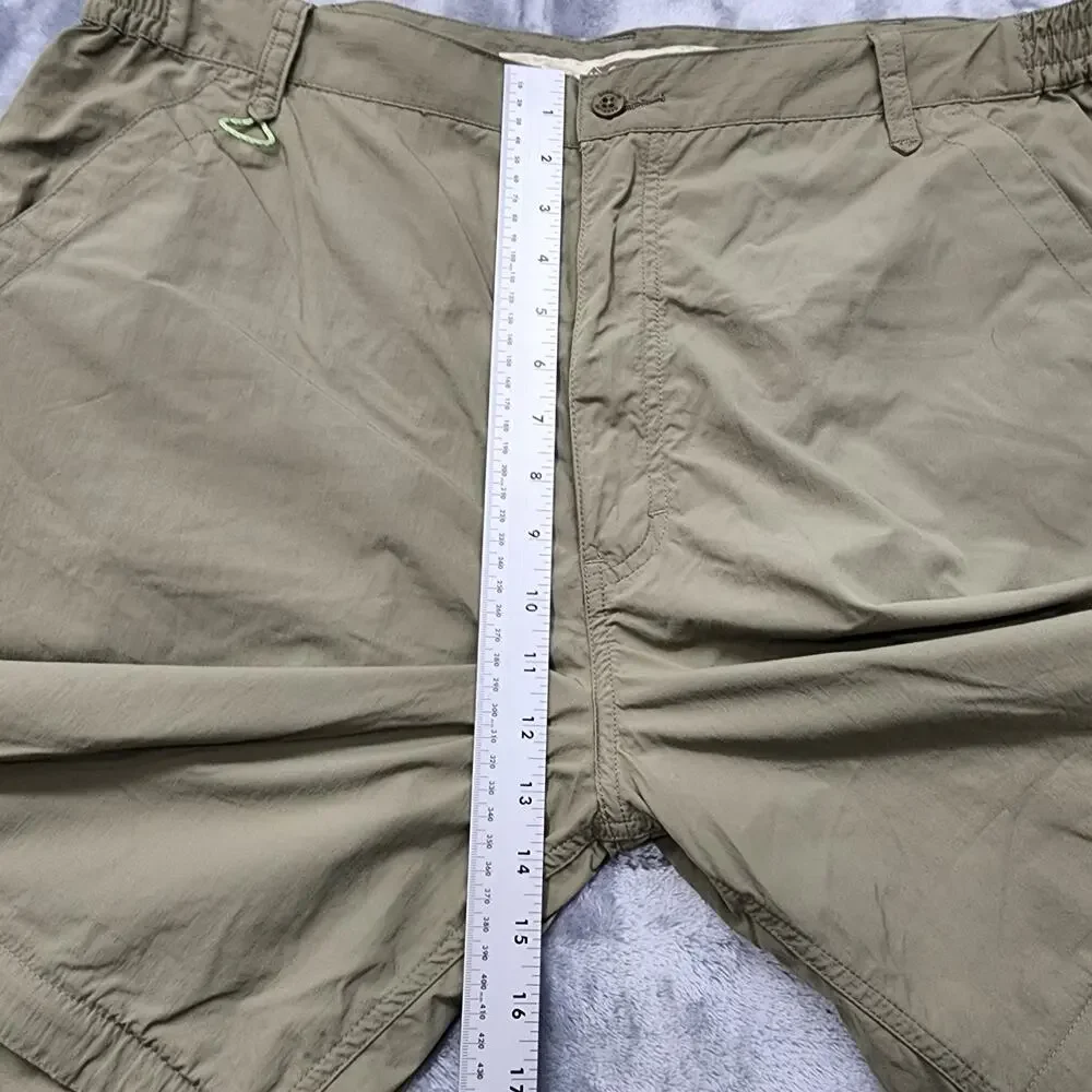 Cabela's Guidewear‎ Pants Mens XL L32 Tan UPF 40 Convertible Lightweight Hiking